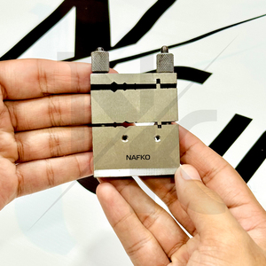 Bloque de corte de alta calidad estilo suizo para joyería, herramienta de corte de acero para ángulos de 45 y 90 grados - Product Image 4