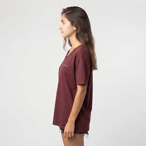 Camiseta Corta de Algodón con Cuello en V Extra Grande para Mujer, Transpirable, Informal, Holgada, Estilo Urbano, Top de Moda Femenina - Product Image 4