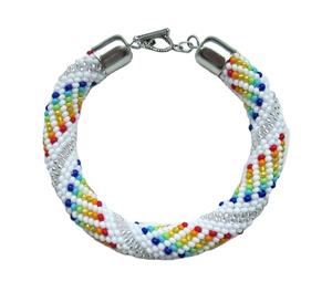 Dernière perlée à la mode pour un nouveau design exclusif avec une broderie multicolore luxueuse Accessoire indispensable de style classique - Product Image 1