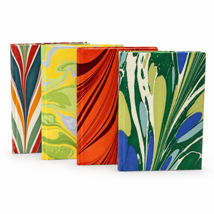 Carnet en papier marbré artisanal, journal Ebru artisanal, papeterie écologique en coton, exportateur en gros personnalisé - Product Image 1