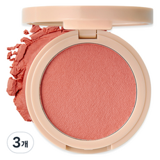 Eglips All Blusher 5g 3ea 03 Fit-a-Pat Orange Coral – Poudre pressée mate haute pigmentation à prix réduit pour carnations moyennes - Product Image 1