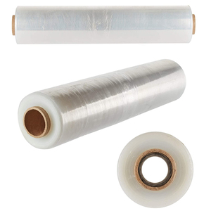 Film d'emballage transparent en LLDPE en gros d'usine Film d'emballage de palette transparent, film étirable à la main en PE de haute qualité à des prix compétitifs - Product Image 1