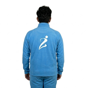 Chándal Deportivo para Hombre, Otoño Invierno, Logotipo Personalizado, Ropa Deportiva de Color, Chándal de Felpa de Algodón, Chándal de Felpa Liso - Product Image 3