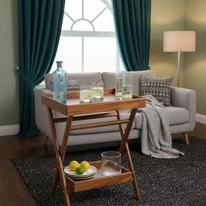 Wooden Handmade Portable Coffee <b>Table</b> Tea <b>Table</b> for Home, <b>Nesting</b> <b>Table</b>, Garden and Living Room Coffee <b>Table</b>, Natural Wood Brown - Product Image 2