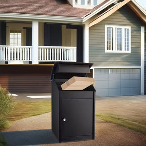 Cassetta Postale Grande AJF per Esterni, Impermeabile, in Acciaio, Montaggio a Parete, per Pacchi, Giardino, Casa, Deposito Giornali, in Metallo, per Appartamenti - Product Image 4