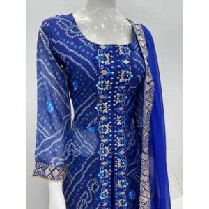 Top de corte elegante para mujer de diseñador con conjunto de traje Plazzo para ocasiones especiales - Product Image 4