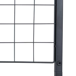 2 Paneles de Rejilla de 5.6 Cuadrículas, Soportes de Exhibición de Doble Cara con Base en T, Soportes de Exhibición de Rejilla Metálica de Pie, Paquete de 2 - Product Image 3