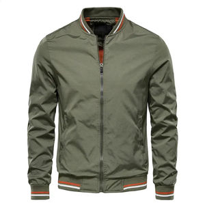 Chaqueta Bomber de Alta Calidad para Hombre, Estilo Casual de Invierno, Corte Ajustado, Estilo Béisbol, Logotipo Frontal - Product Image 2