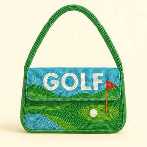 Sac à main artisanal de luxe indien, multicolore, forme baguette, durable, style ethnique, fait main, accessoires de mode en cristal, pour un usage décontracté - Product Image 3