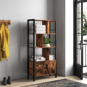 <strong>Bookshelf</strong> Book Rack Display Storage Organizer Bookcase Shelving <strong>Free</strong> <strong>Standing</strong> Bookshelves - Product Image 4