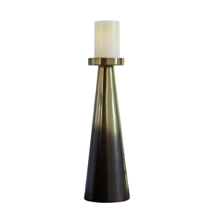 Nuevo y moderno candelabro para decoración del hogar, portavelas de alta calidad con acabado dorado, de aluminio fundido, hecho a mano y personalizado. - Product Image 2