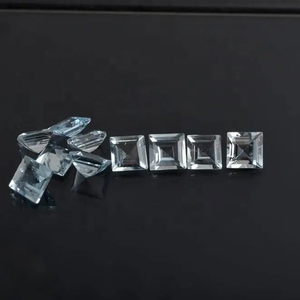 Topacio Azul Cielo Natural Premium de 12 mm, Piedra Cuadrada Facetada, Certificado IGI, Topacio Suelto, Envío Libre de Impuestos Aduaneros - Product Image 2