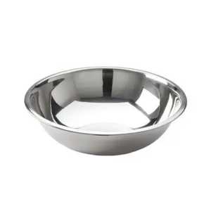 Stainless Steel Mixing Bowl <b>Salad</b> <b>Tools</b> Metal Deep Dish Kitchen Utensil - Product Image 1