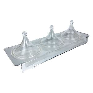 Juego de bandejas acrílicas para aperitivos, bandeja para restaurante - Product Image 4