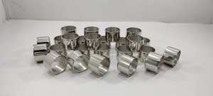 Porte-serviettes en métal style campagnard de luxe, design à ressort, or et argent, couleur personnalisable, pour fêtes, en stock, décoration intérieure, personnalisable - Product Image 6