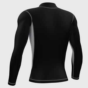 Camisetas de Compresión para Hombre, Ropa Deportiva para Gimnasio, Manga Larga, Color Negro, para Rugby, Deporte, Maternidad - Product Image 6
