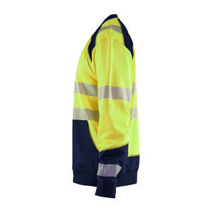 Sweat-shirts de sécurité à manches longues haute visibilité, sweat-shirt réfléchissant haute visibilité, sweat-shirt de travail en polaire de sécurité - Product Image 3