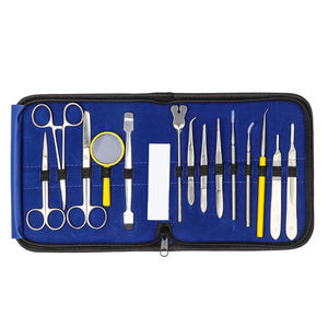 Kit d'instruments chirurgicaux manuels en acier, ensemble de base d'outils de suture avec coussin d'entraînement pour la formation médicale en clinique et à l'hôpital - Product Image 6