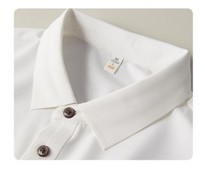 Summer Men's O-Neck Regular Fit Casual Short Sleeve Breathable 240g <b>Plain</b> Dyed Polyester/Cotton <b>Canvas</b> T-shirt - Product Image 2
