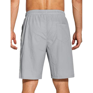 Shorts de plage pour hommes personnalisés, décontractés, délavés à l'acide, avec logo sur mesure, pour le fitness, la course à pied, les activités de plein air, séchage rapide - Product Image 3