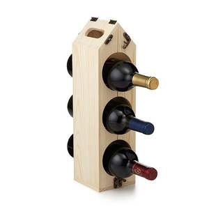 Eco Friendly <b>Wooden</b> Wine <b>Rack</b> Made From Sustainable Wood For Conscious Home Decor Choices - Product Image 3