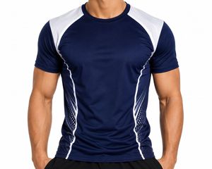 เสื้อยืดลำลองสปอร์ตสตรีทแวร์ผู้ชาย ดีไซน์ใหม่ล่าสุด คุณภาพสูง เสื้อยืดสั่งทำพิเศษ แห้งเร็ว เป็นมิตรกับสิ่งแวดล้อม ระบายอากาศได้ดี น้ำหนัก 200 กรัม - Product Image 3