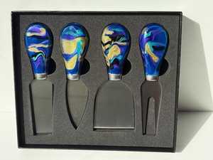 Premium Resin <b>Cheese</b> <b>Knives</b> <b>Set</b> with Stainless Steel Blades Kitchen Serving Tools - Product Image 5
