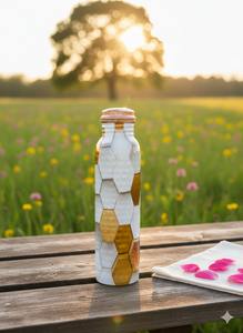 Bouteille de bière en cuivre de qualité supérieure, design classique, hermétique, anti-fuite, grande capacité, bouchon push-pull, compatible lave-vaisselle, cadeau d'affaires - Product Image 4