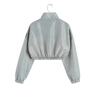 Nouvelle veste coupe-vent légère imperméable tendance pour femmes Broderie réversible Design respirant pour les vêtements de sport de plein air - Product Image 2