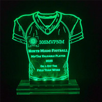 Affichage promotionnel de fête personnalisé en acrylique LED lumineux, imprimé UV, sans MOQ, pour événements d'entreprise saisonniers et festifs