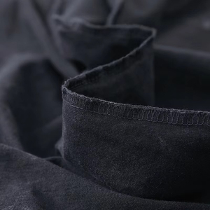 T-shirt Homme Oversize Délavé à l'Acide, Épaules Tombantes, Streetwear Uni, Grammage Lourd - Product Image 3