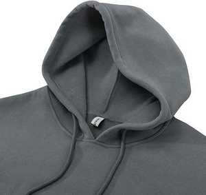 เสื้อฮู้ดมีซิปสีขาวแบบคลาสสิกสำหรับผู้หญิงเสื้อฮู้ดผ้าฝ้ายสไตล์เกาหลีปล่อยไหล่ทรงโอเวอร์ไซส์ถักลำลองสีทึบ - Product Image 2