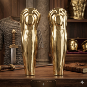 Armadura Medieval Pulida para Piernas, Placa de Armadura de Hierro, Forma Personalizada, Inspirada en Cine y Televisión, Artículo Coleccionable - Product Image 4