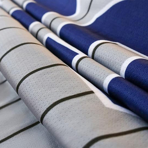 Classic Grey Pinstripe Baseball Jersey V-Neck Button Down Shirt With <b>Red</b> Number 17 Traditional Sportswear - Product Image 3