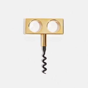 Sacacorchos de Latón de Dos Dedos, Abridor de Botellas de Vino Creativo y Minimalista en Forma de T, Manual, Elegante, para Bar y Regalos Originales - Product Image 1