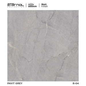 Baldosas de Porcelana Homogénea Rústicas Mate Antideslizantes de 600x600 mm, Gris, 10 mm de Espesor, para Piso y Pared, Precios de Baldosas Táctiles - Product Image 1