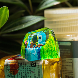 คีย์แคปช่างฝีมือแห่งป่าลึกลับ, คีย์แคปแบบกำหนดเอง, คีย์แคปอนิเมะน่ารัก, คีย์แคปสีเขียว, ชุดคีย์แคป, คีย์แคปไม้ - Product Image 2