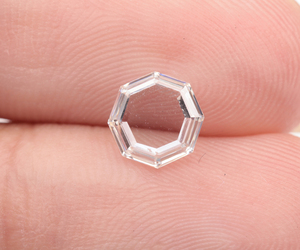 Nuevo Diamante Cultivado en Laboratorio con Certificación IGI de 1-1.5-2-3 Quilates, Color E, Claridad VVS-VS1, Corte Octogonal Elegante, HPHT-CVD - Product Image 6