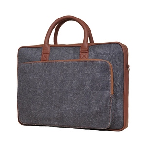 Genuine Leather Lightweight Modern Laptop Briefcase Waterproof Business Messenger Shoulder Bag for Men and Women - Product Image 6