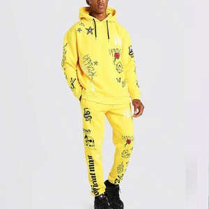 Conjunto Deportivo Informal Personalizado de Alta Calidad, Impermeable, Elástico en Cuatro Direcciones, Transpirable, con Capucha, Pantalones Deportivos y Sudadera con Capucha Unisex - Product Image 1