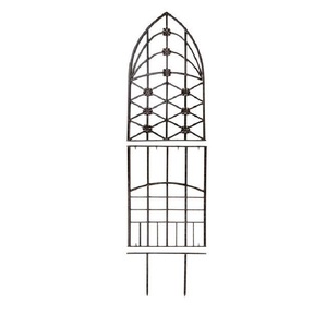 Nouveau treillis de jardin en fer forgé fait main, idéal pour les jardins de ferme et le support vertical des plantes, taille et forme personnalisables - Product Image 5
