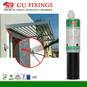 Mortier d'injection pour béton, adhésif chimique bicomposant à prise rapide, pour la construction (main courantes, façades) - Product Image 4