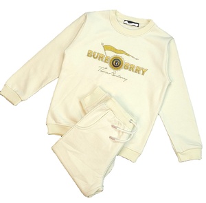 Ensemble de vêtements décontractés pour bébé fille, sweatshirts à manches longues et taille élastique, pantalons longs, tissu à tricoter, ensemble de 2 pièces - Product Image 4