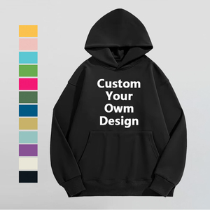 ผู้ผลิตเสื้อฮู้ดดี้ผ้าฟลีซคอตตอน 100% หนัก 500 กรัม พิมพ์ลายตามสั่ง ทรงโอเวอร์ไซส์ สำหรับผู้ชาย ใส่ในฤดูหนาว - Product Image 2