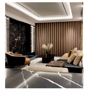 Rideau intégré rideaux occultants décoration Textiles pleine lumière ombrage vague plat fenêtre lin rideau occultant Vietnam - Product Image 5