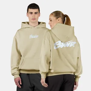 Sweat-shirts à capuche épais pour hommes, coupe oversize, effet délavé, personnalisables, de fabricant - Product Image 5