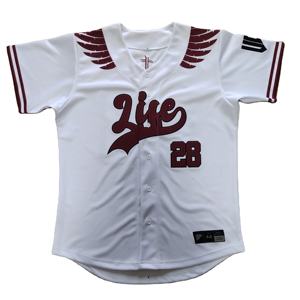 เสื้อเจอร์ซีย์สำหรับเล่นเบสบอล MLB เสื้อระบายอากาศสำหรับเล่นซอฟต์บอลเครื่องแบบสไตล์อเมริกัน - Product Image 6