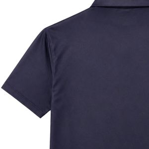 Camiseta Polo para Hombre, Casual, Manga Corta, Transpirable, Mezcla de Algodón, Cuello Camisero, Corte Ajustado, Color Liso, Ropa de Verano para Hombre - Product Image 4