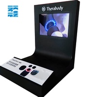 مخصص رف عرض من الأكريليك مع شاشة LCD OEM تصميم الاكريليك كونترتوب شاشة الكريستال السائل الوقوف