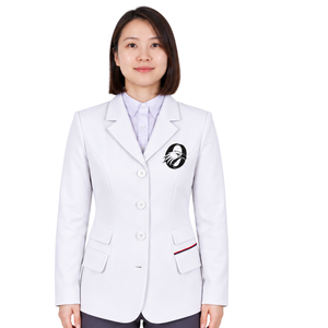 White Equestrian <b>Jacket</b> for <b>Women</b> Slim Fit Riding Blazer Professional Horse Riding Competition Coat Custom Wholesale Equestrian - Product Image 1